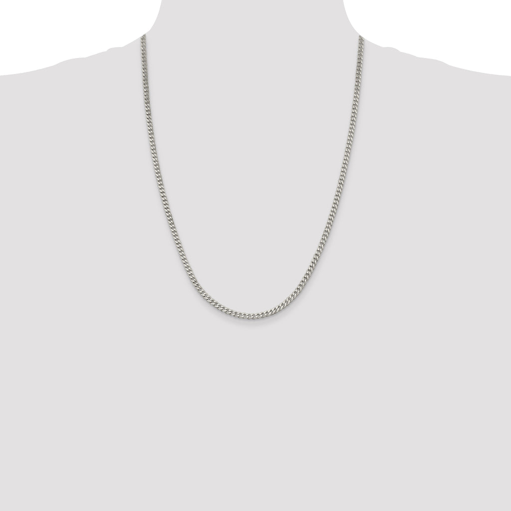 Sterling Silver 3.5mm Curb Chain