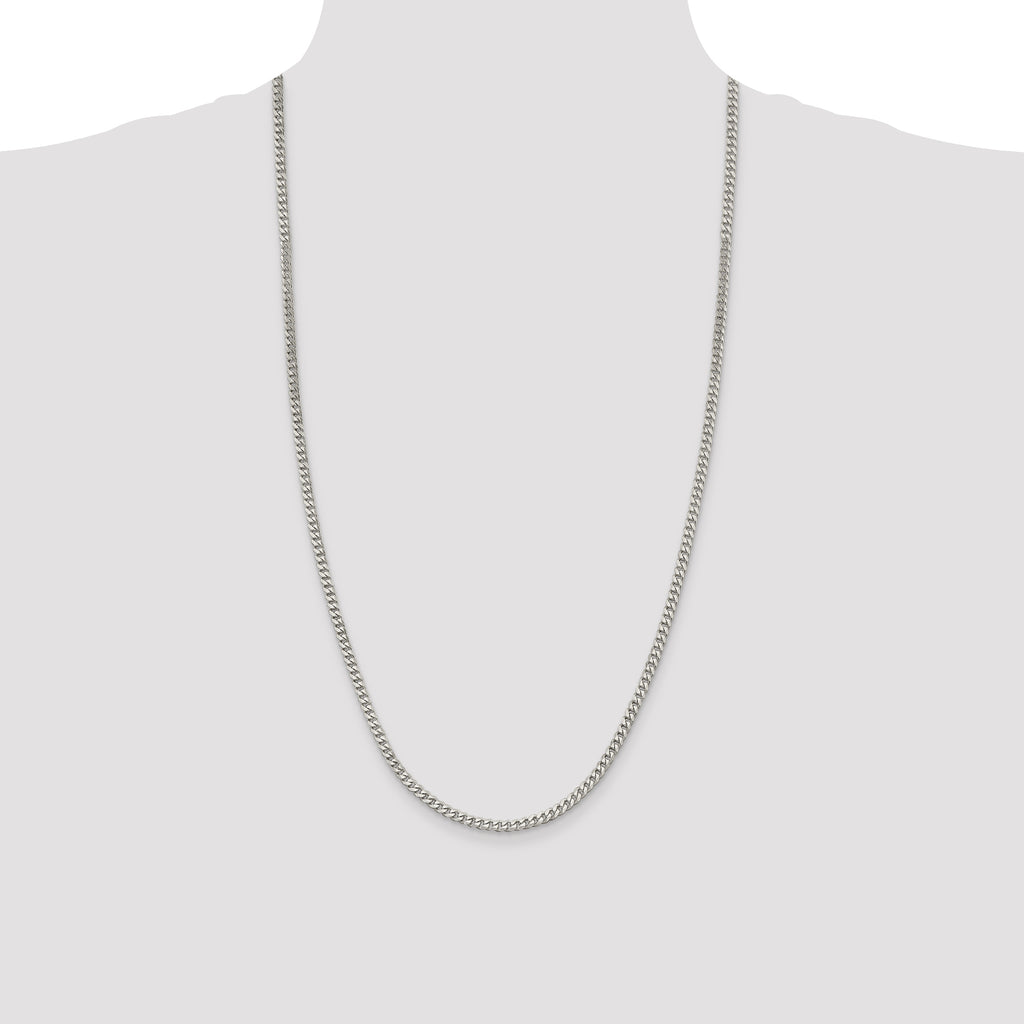 Sterling Silver 3.5mm Curb Chain