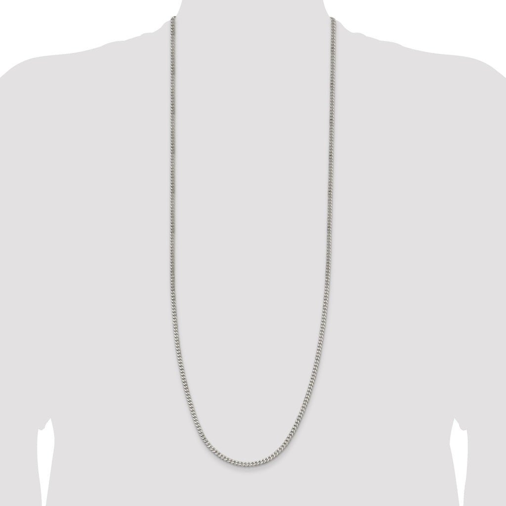 Sterling Silver 3.5mm Curb Chain