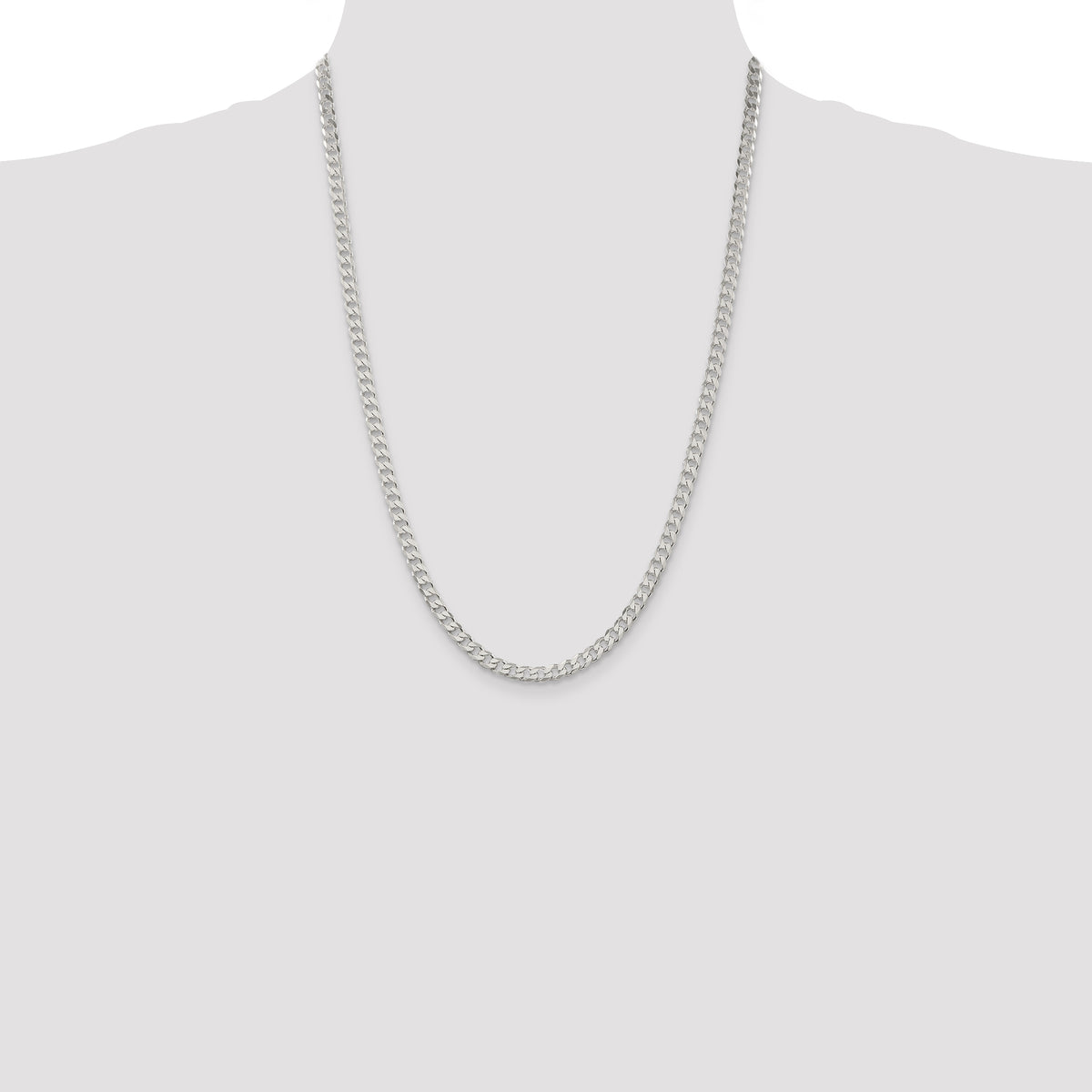 Sterling Silver 4.5mm Curb Chain