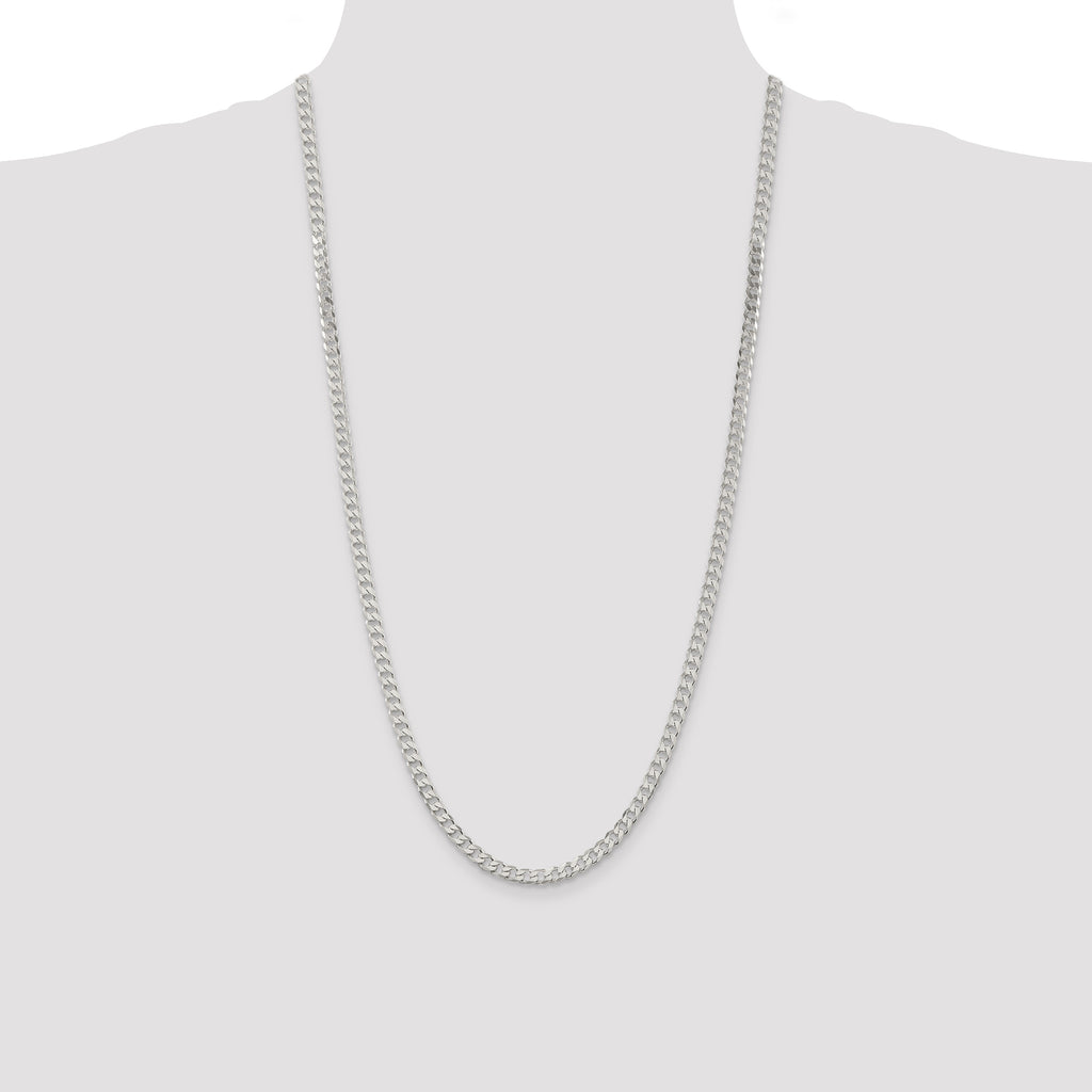 Sterling Silver 4.5mm Curb Chain