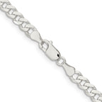 Sterling Silver Curb Chain Necklace 5.7mm
