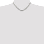 Sterling Silver Curb Chain Necklace 5.7mm