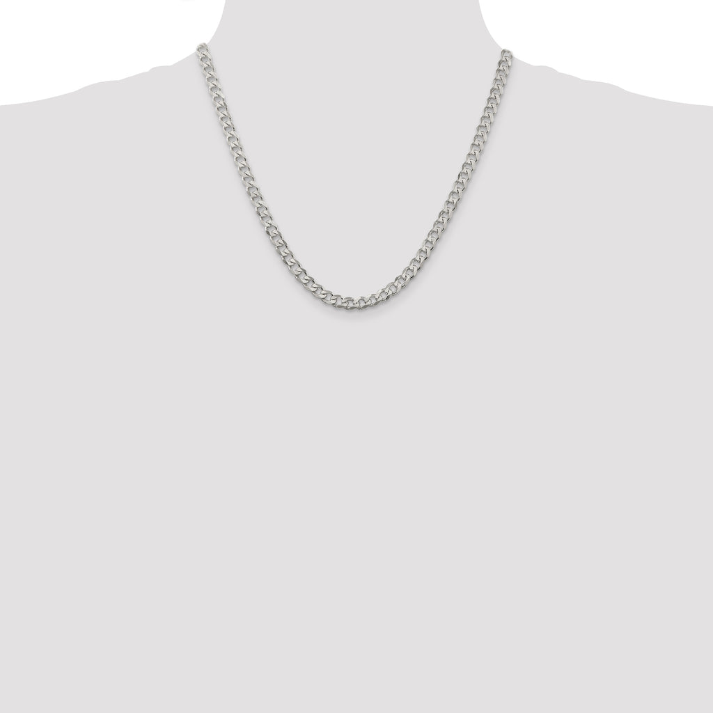 Sterling Silver 5.7mm Curb Chain