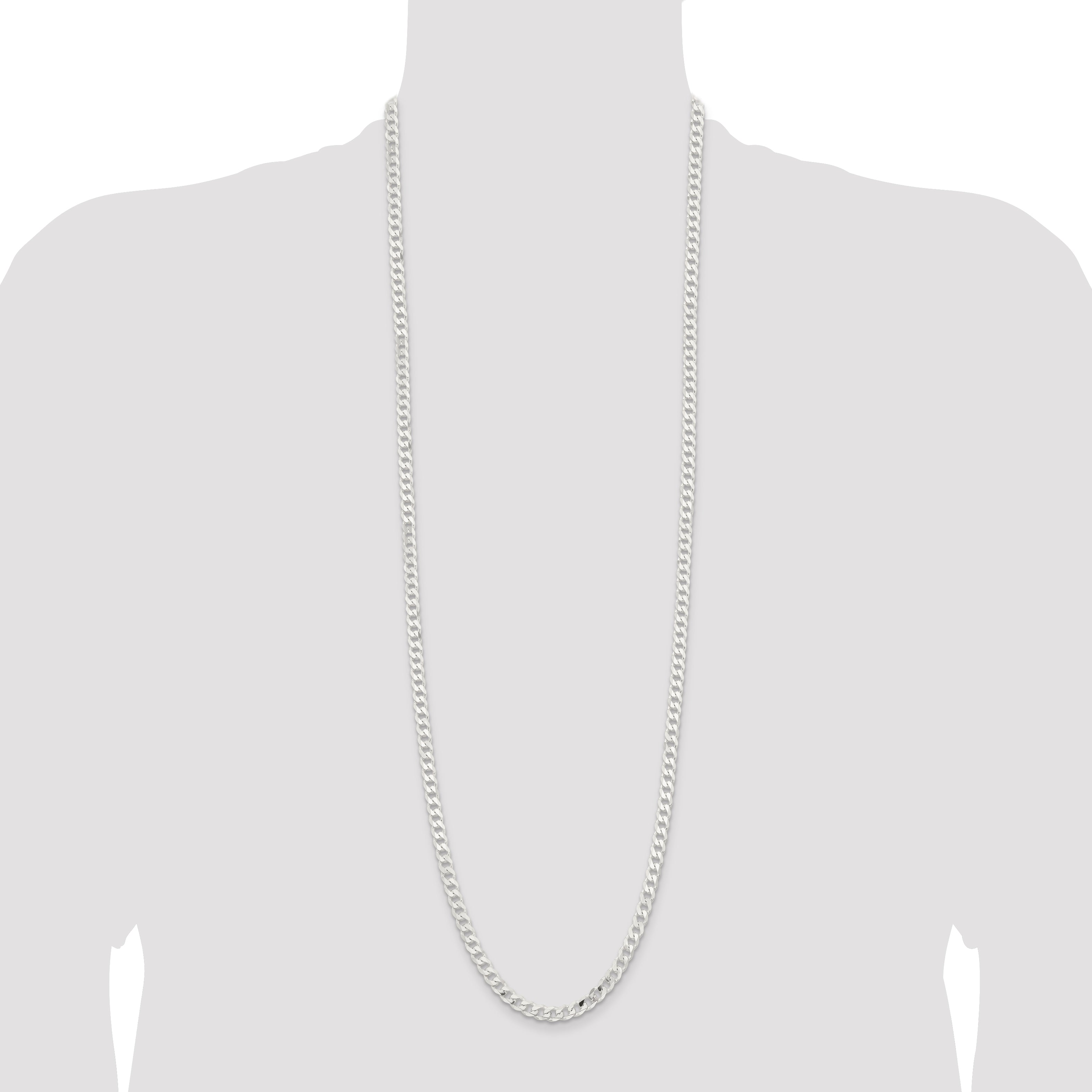 Sterling Silver 5.7mm Curb Chain