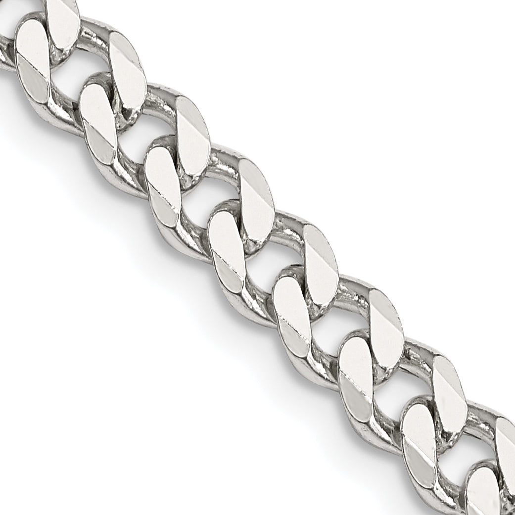 Sterling Silver Curb Chain Necklace 5.7mm Main image