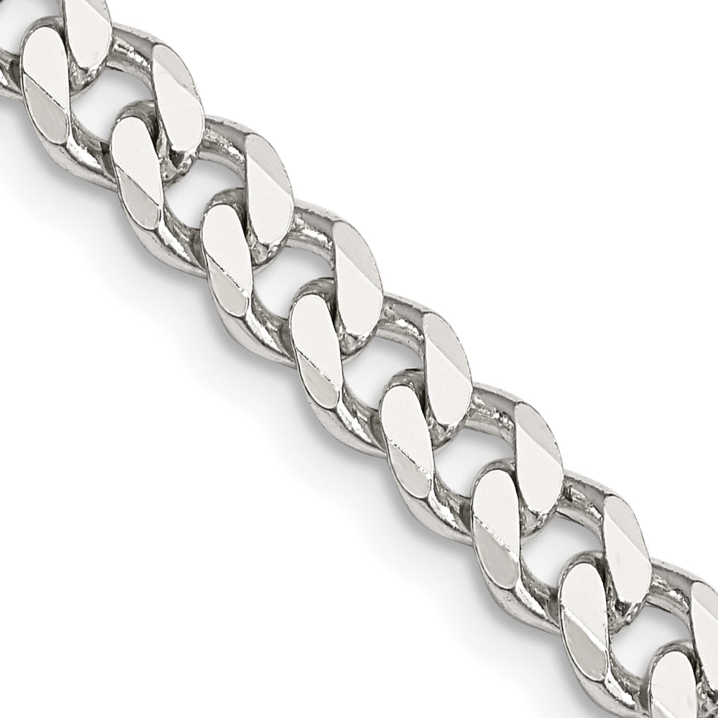 Sterling Silver Curb Chain Necklace 5.7mm