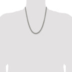 Sterling Silver Antiqued 6.0mm Curb Chain