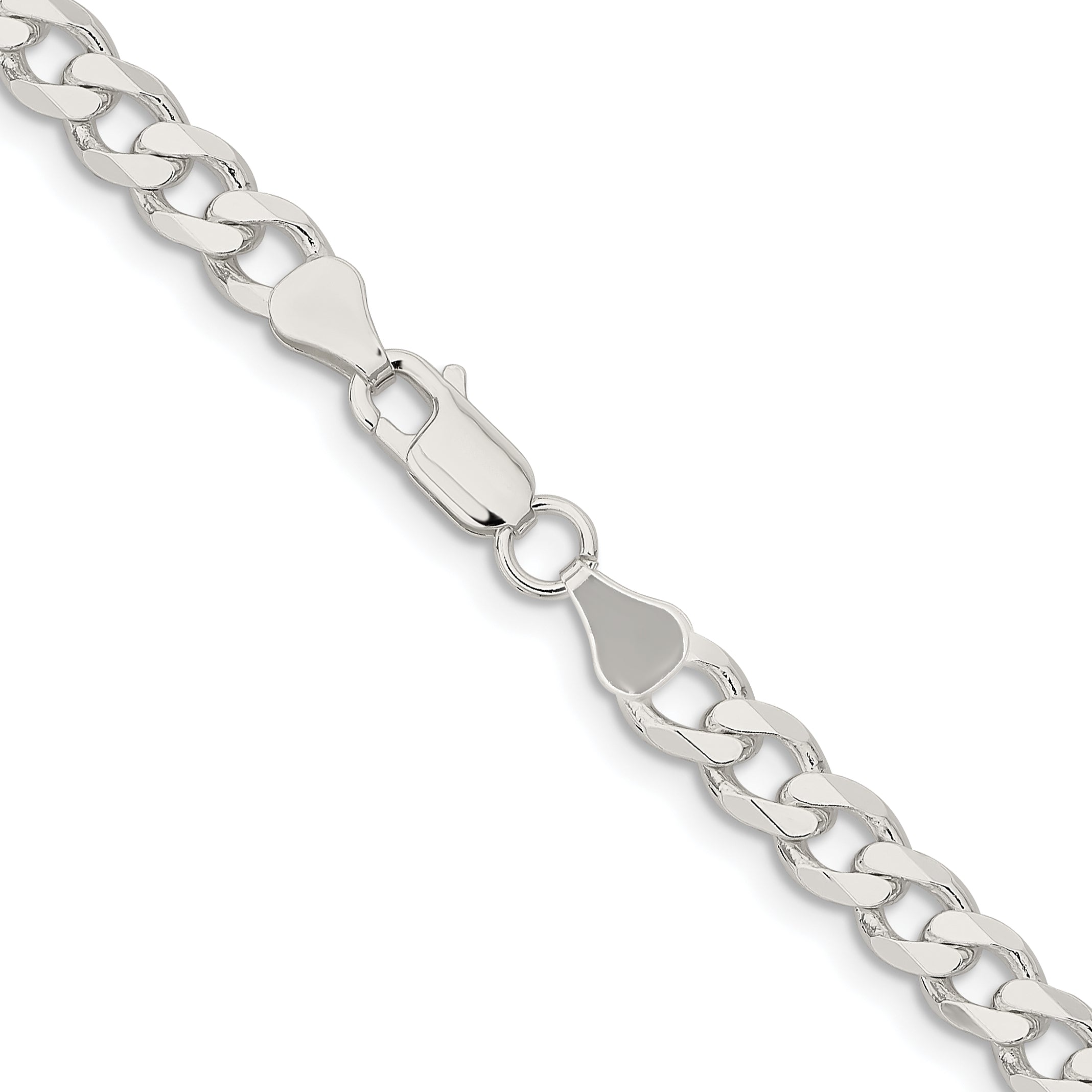 Sterling Silver 6.5mm Curb Chain