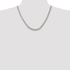 Sterling Silver 6.5mm Curb Chain