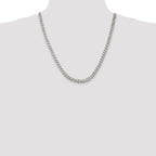 Sterling Silver 6.5mm Curb Chain