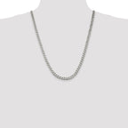 Sterling Silver 6.5mm Curb Chain