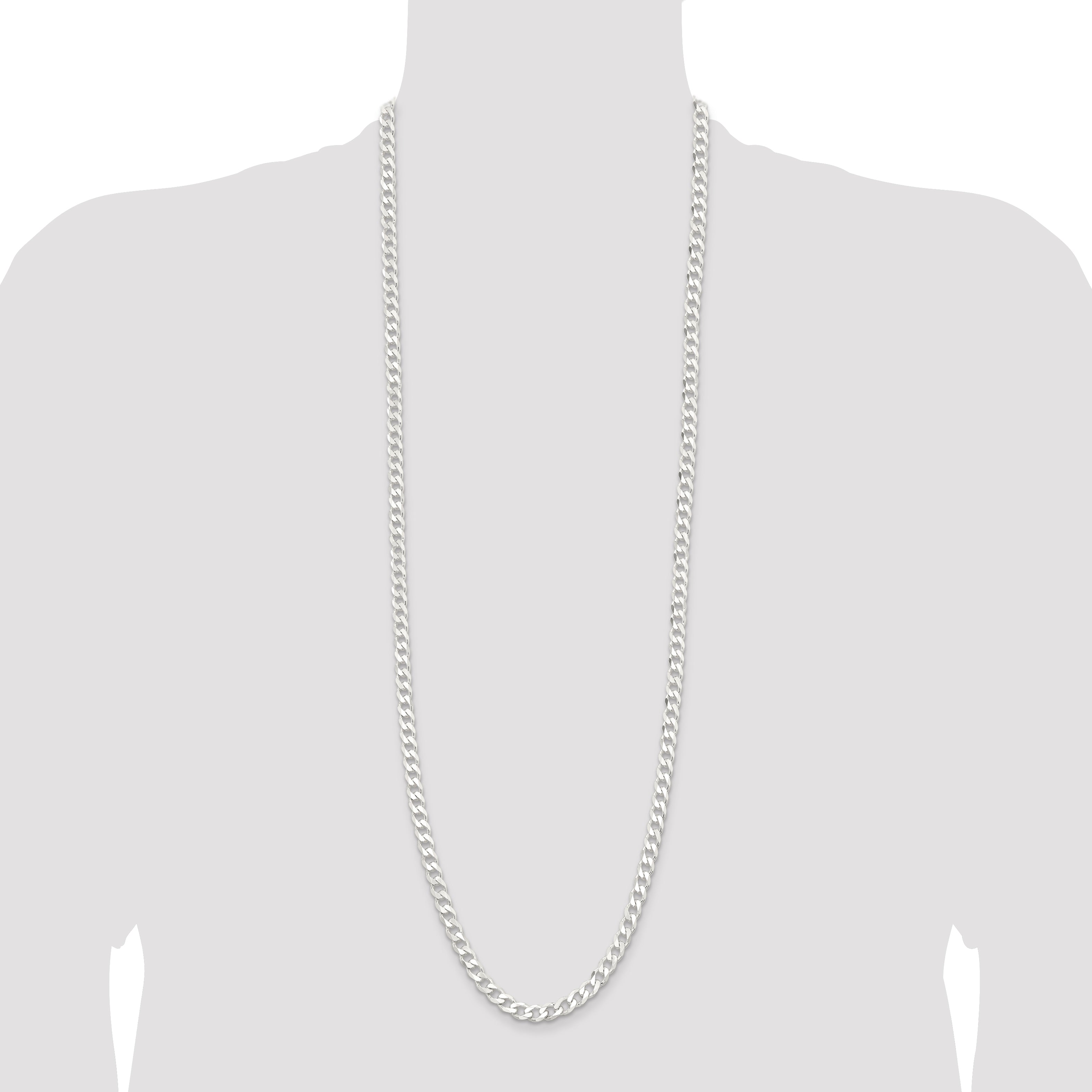 Sterling Silver 6.5mm Curb Chain