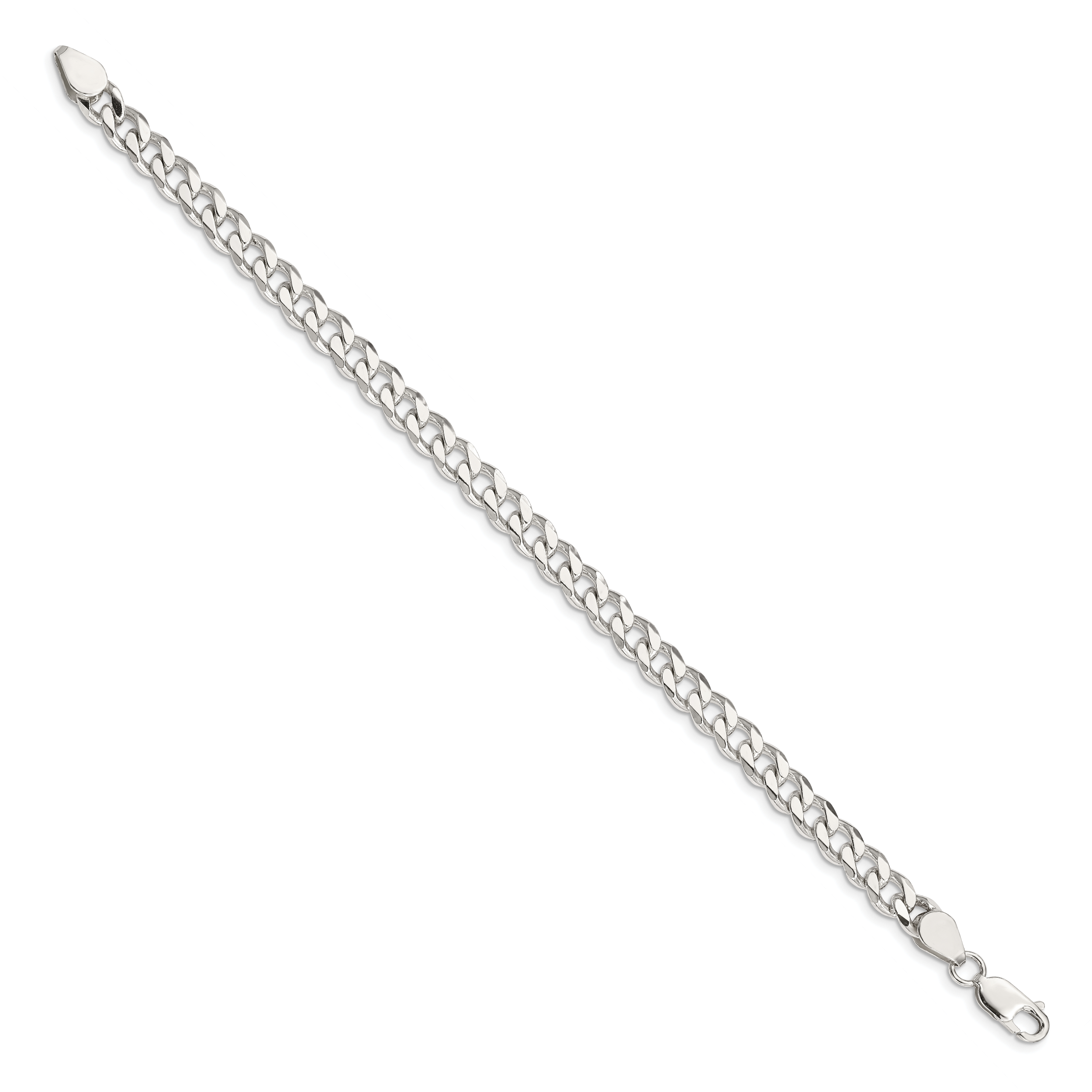 Sterling Silver 6.5mm Curb Chain Secondary image