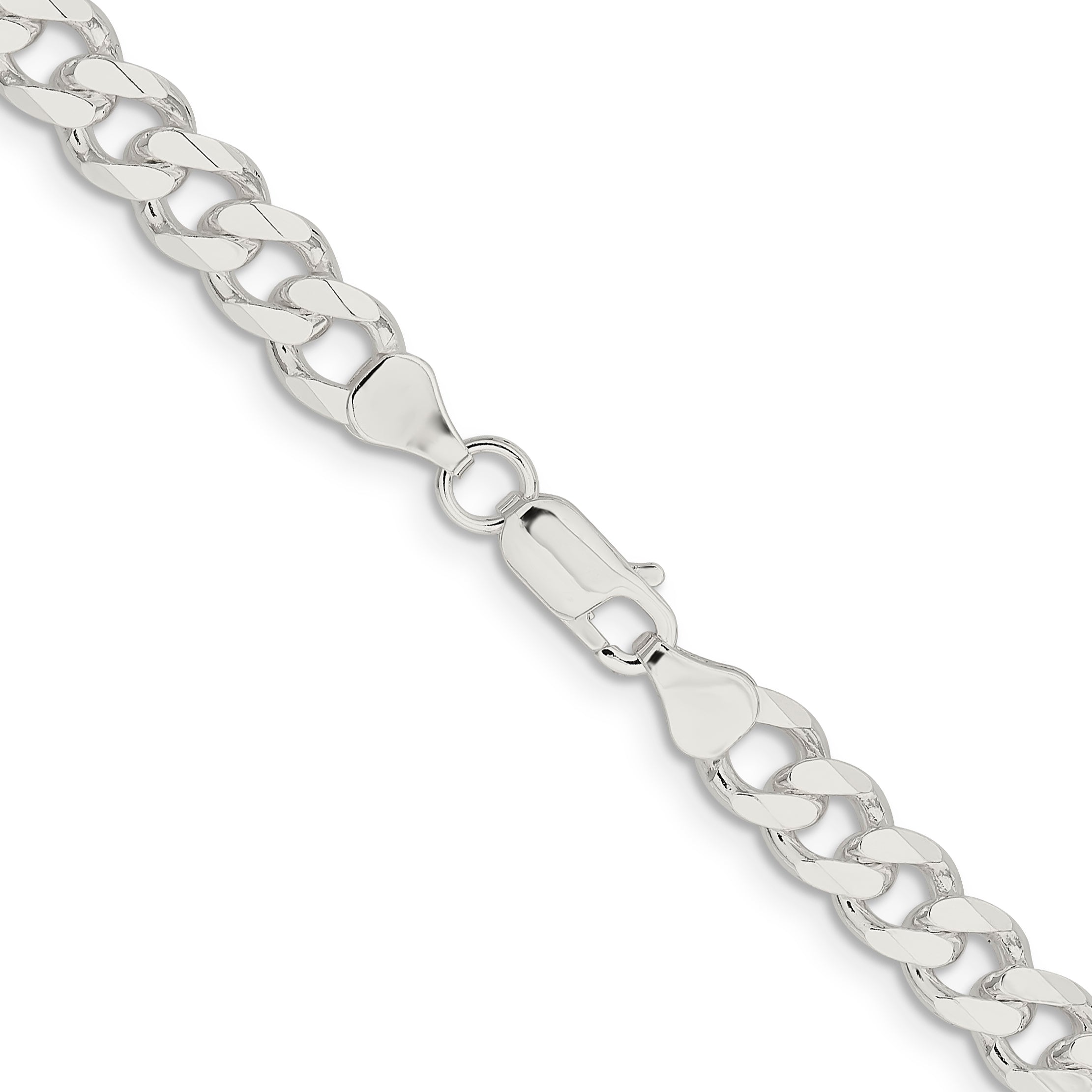 Sterling Silver 7.5mm Curb Chain Main image
