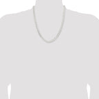 Sterling Silver 7.5mm Curb Chain