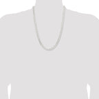 Sterling Silver 7.5mm Curb Chain