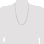 Sterling Silver 7.5mm Curb Chain