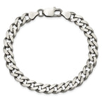 Sterling Silver Curb Chain Bracelet 7.5mm