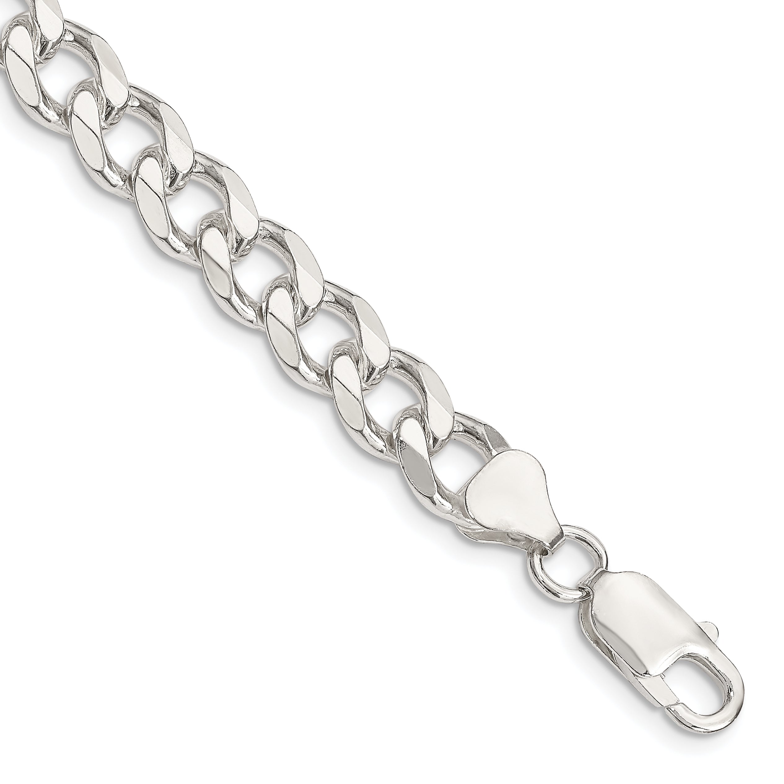 Sterling Silver 8.3mm Curb Chain Main image