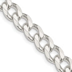 Sterling Silver 8.3mm Curb Chain