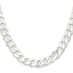Sterling Silver 9.3mm Curb Chain