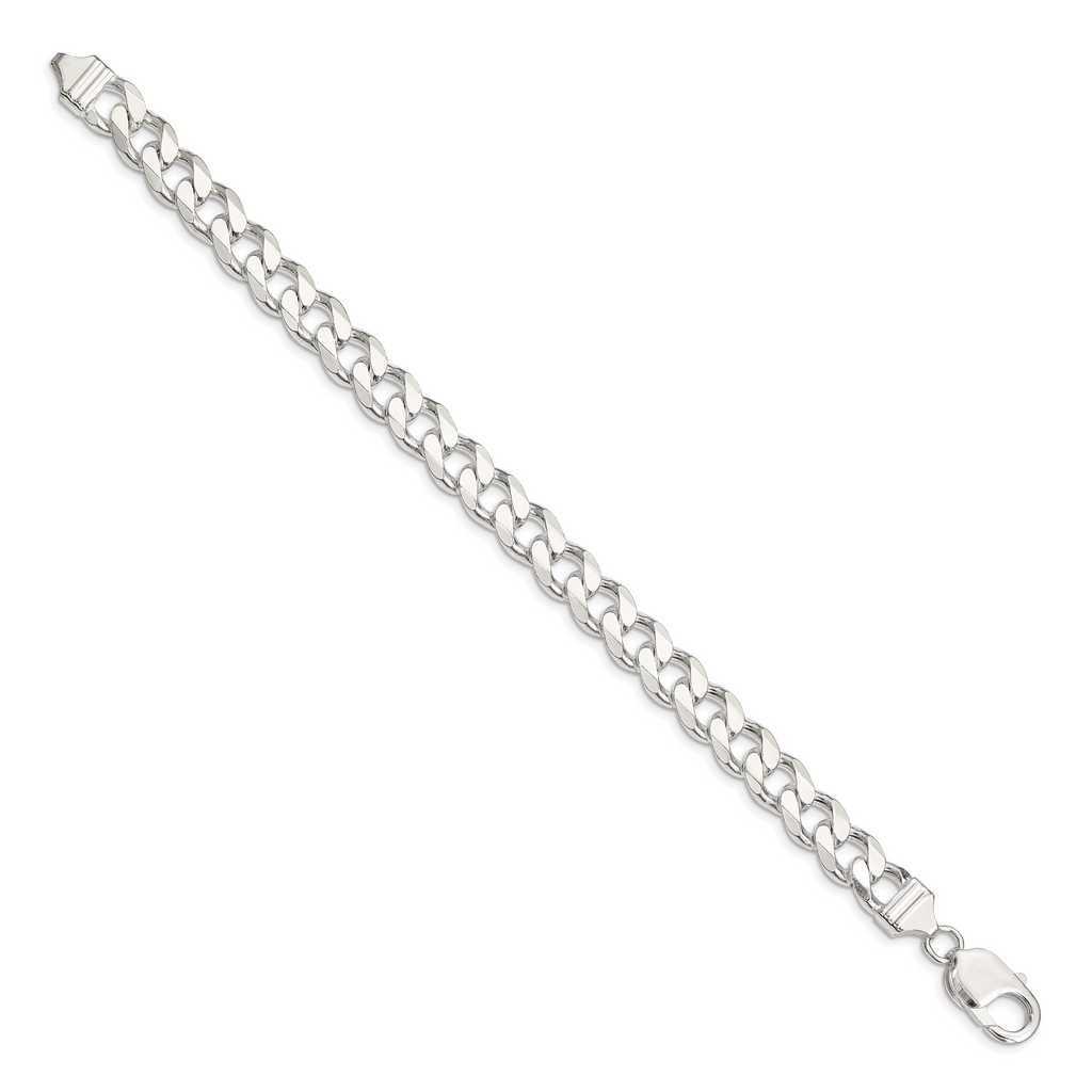 Sterling Silver Curb Chain Bracelet 9.3mm