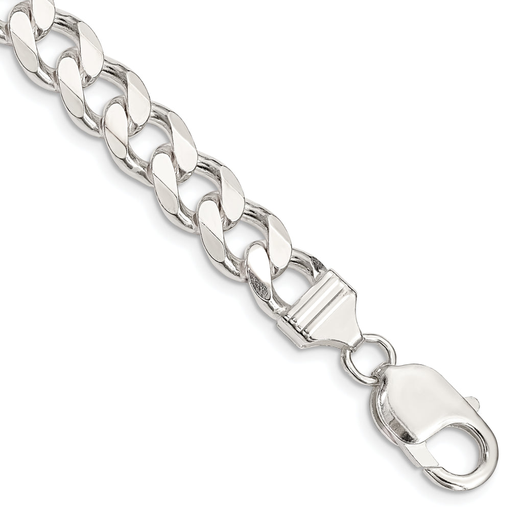 Sterling Silver Curb Chain Bracelet 9.3mm