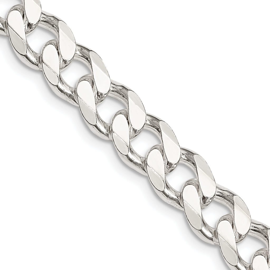 Sterling Silver 9.3mm Curb Chain