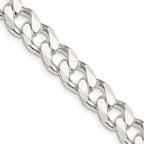 Sterling Silver 9.3mm Curb Chain