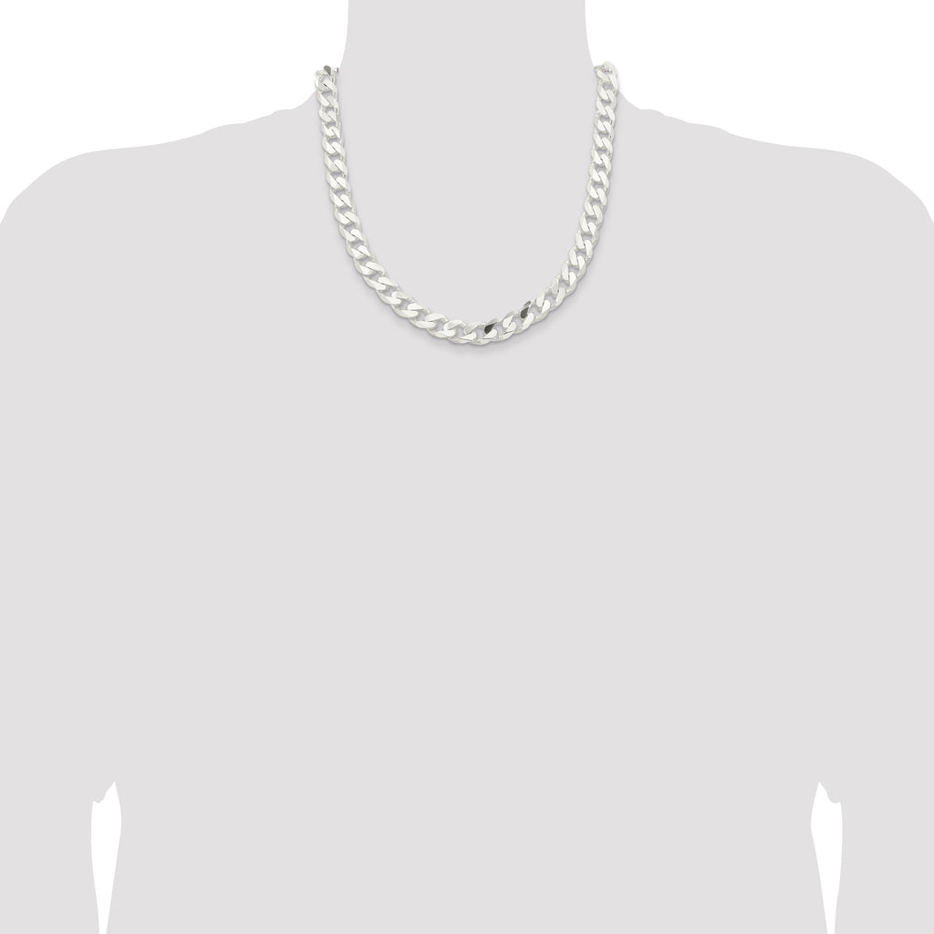 Sterling Silver 11mm Curb Chain