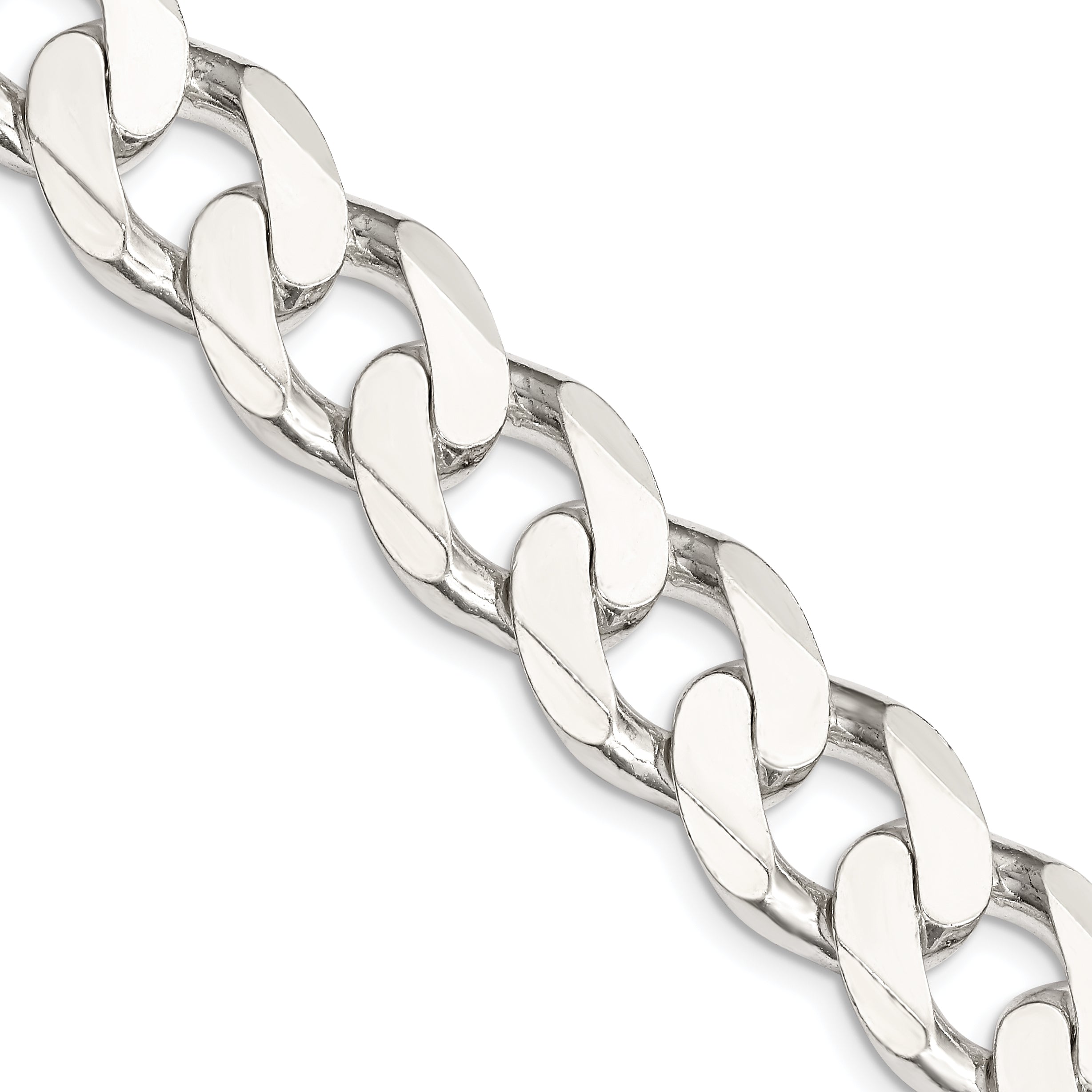 Sterling Silver 14.5mm Curb Chain