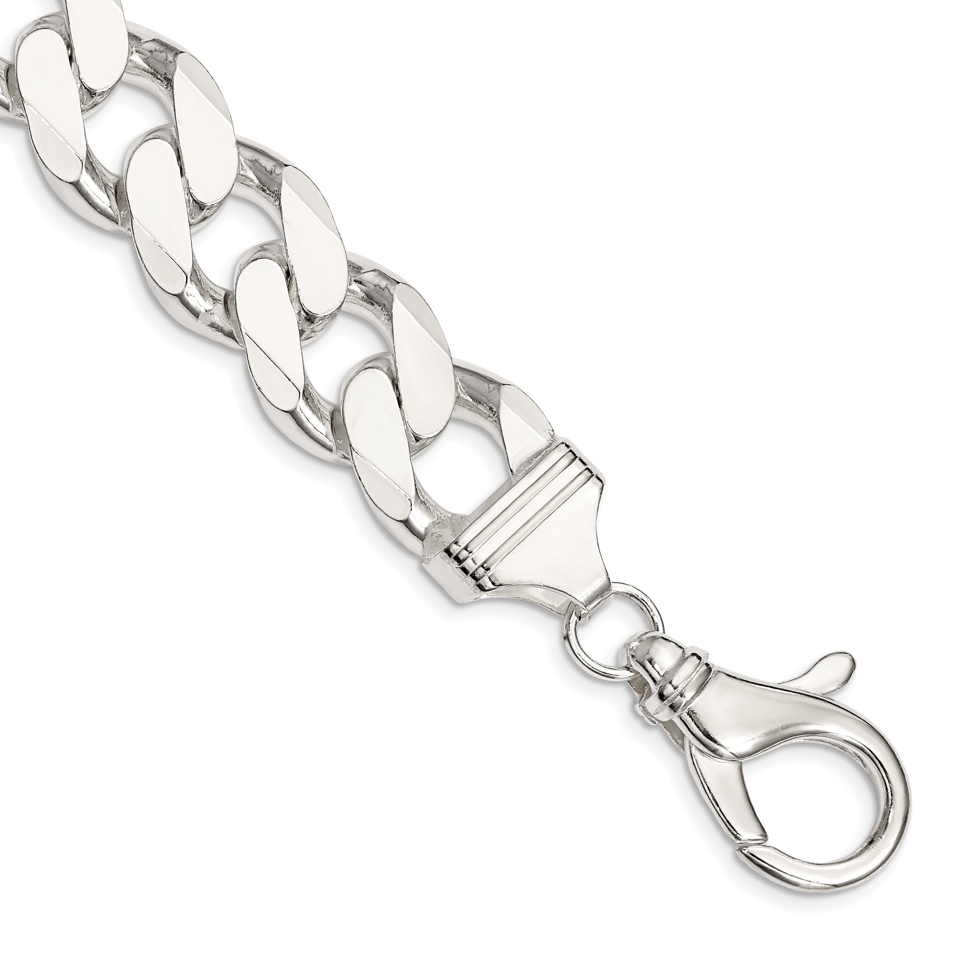 Sterling Silver 16.25mm Curb Chain Main image