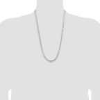 Sterling Silver 5.65mm Concave Beveled Curb Chain