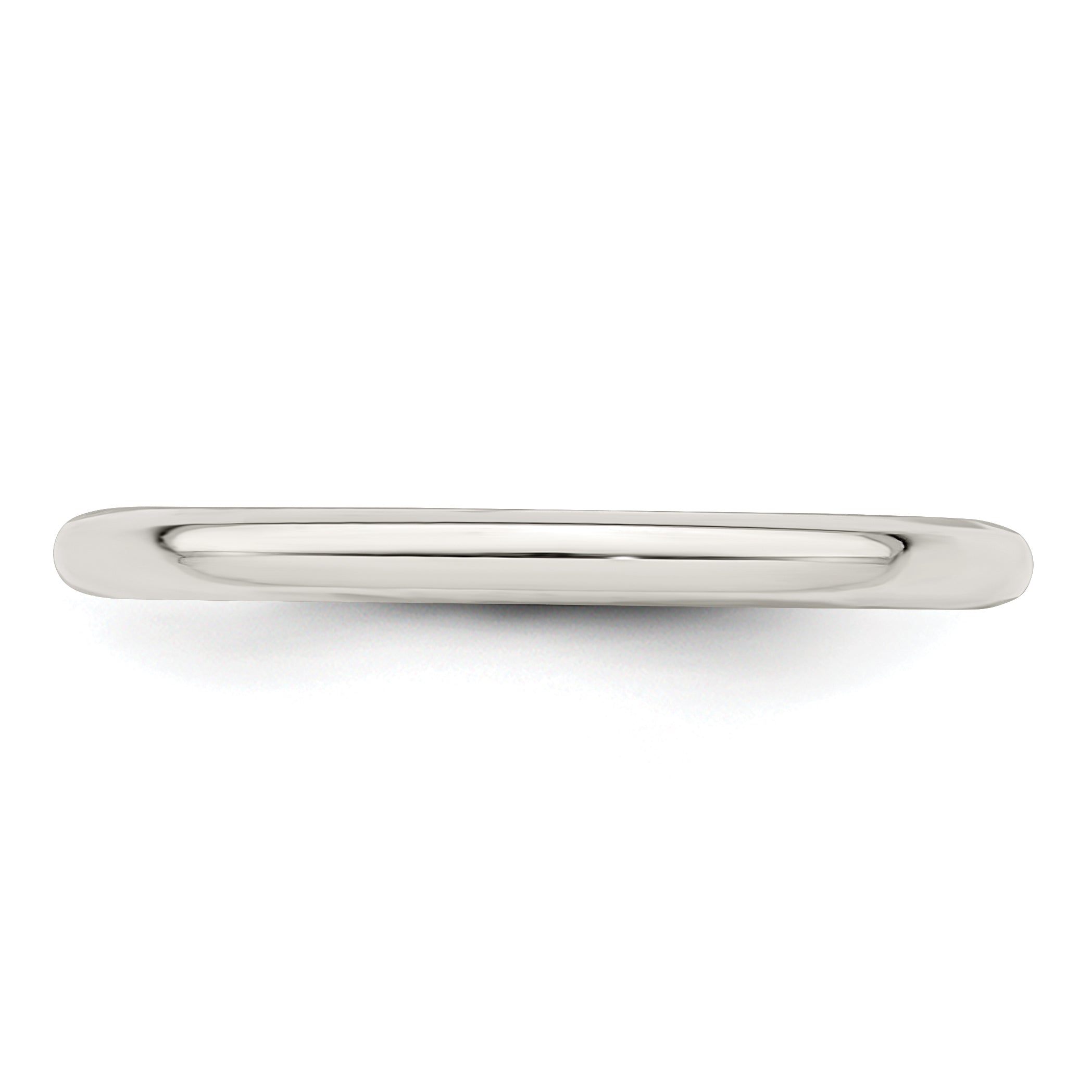 Sterling Silver 2mm Comfort Fit Band