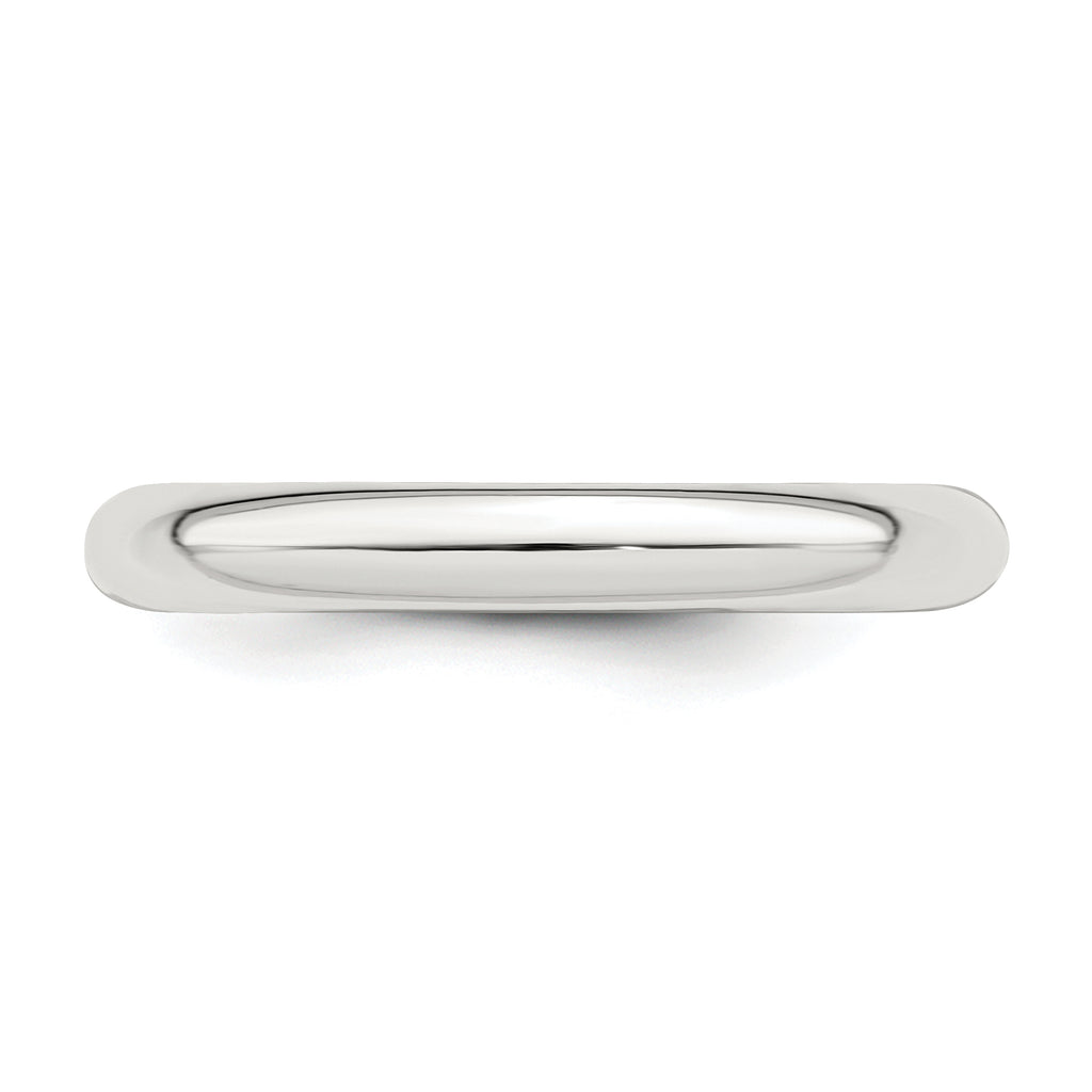 Sterling Silver 3mm Comfort Fit Band