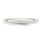 Sterling Silver 3mm Comfort Fit Band
