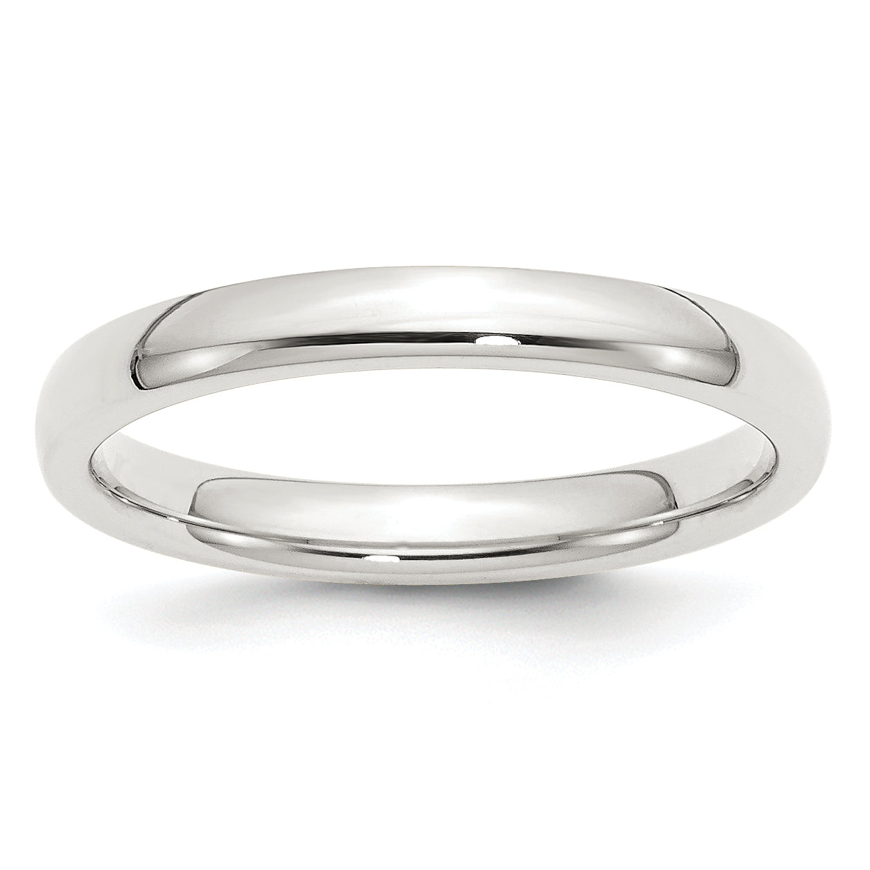 Sterling Silver 3mm Comfort Fit Band