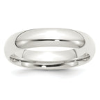 Sterling Silver 5mm Comfort Fit Band
