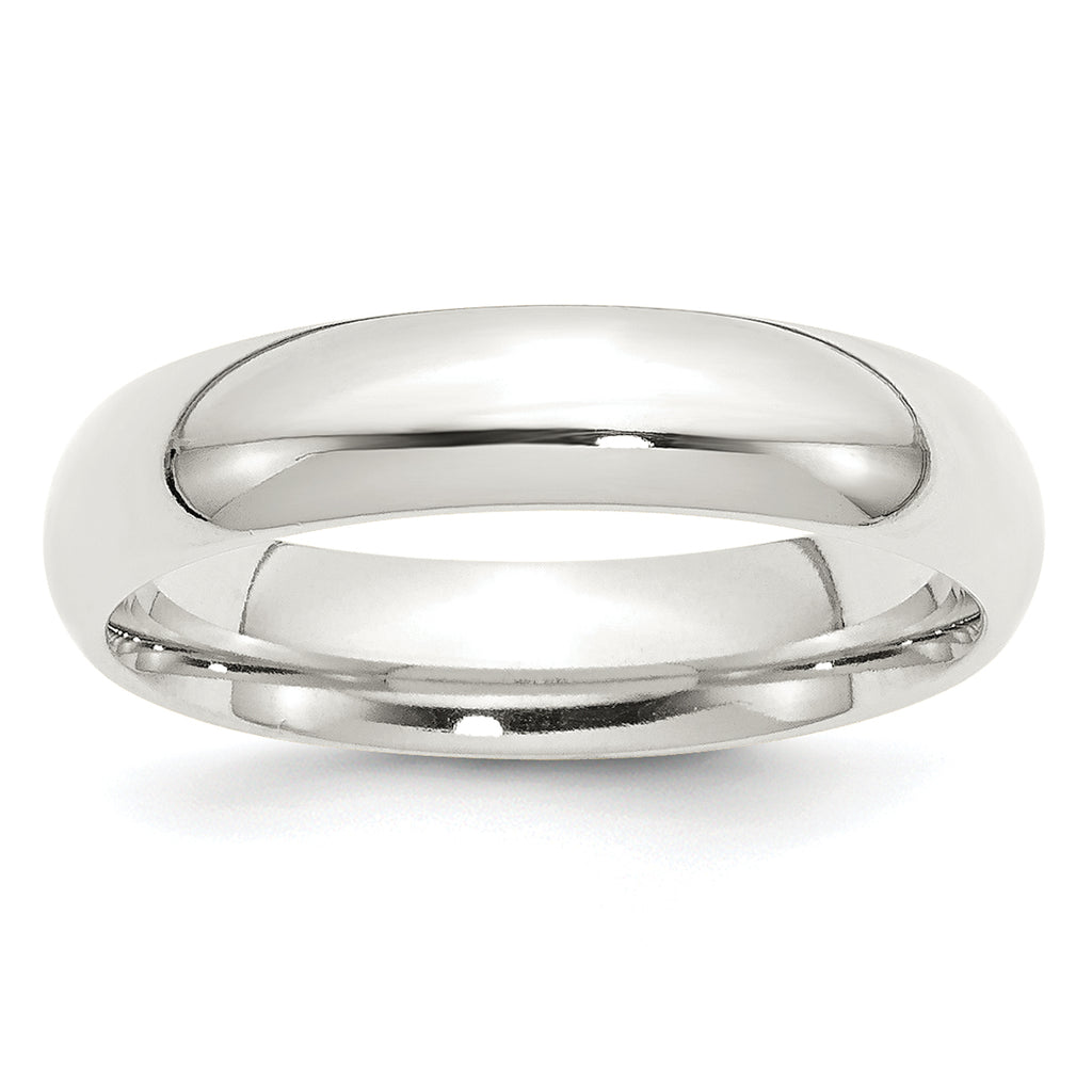 Sterling Silver 5mm Comfort Fit Band