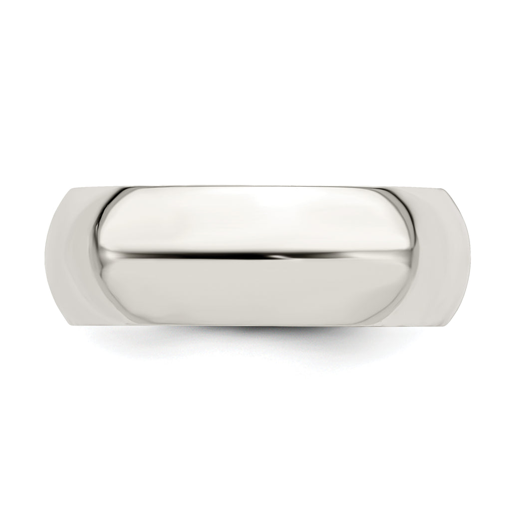Sterling Silver 7mm Comfort Fit Band