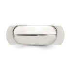Sterling Silver 7mm Comfort Fit Band