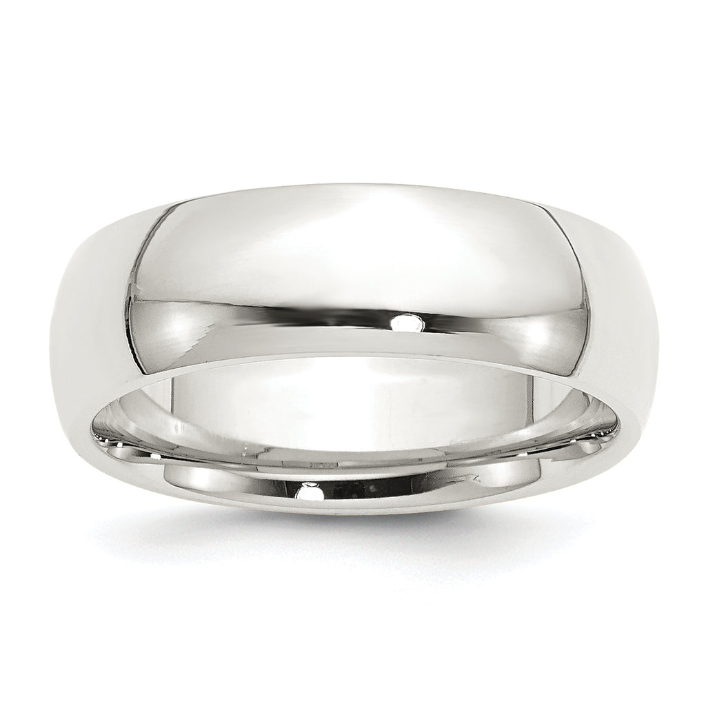 Sterling Silver 7mm Comfort Fit Band
