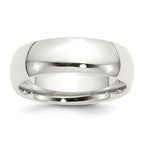 Sterling Silver 7mm Comfort Fit Band