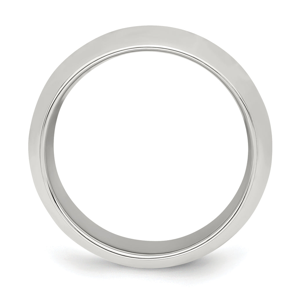 Sterling Silver 8mm Comfort Fit Band
