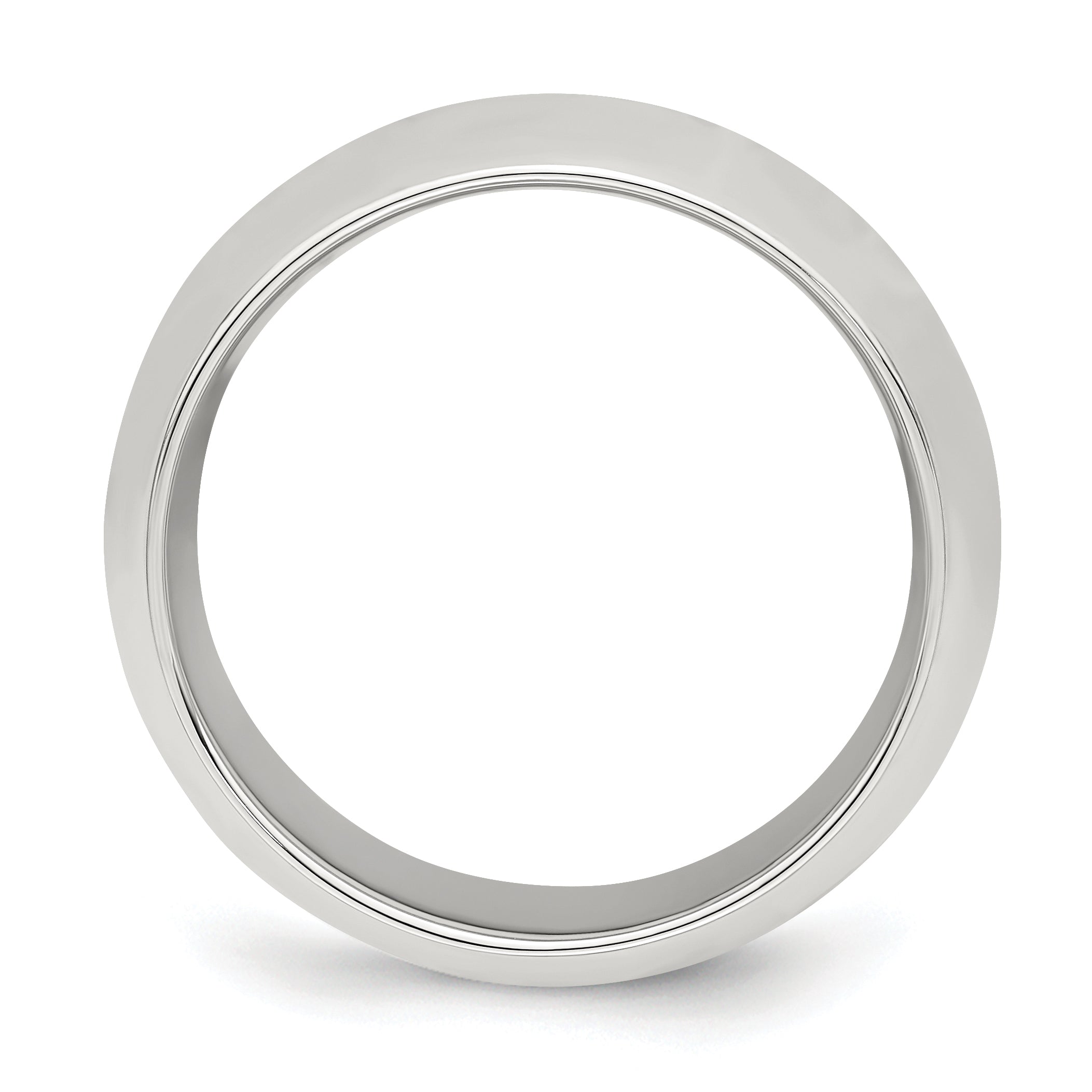Sterling Silver 8mm Comfort Fit Band