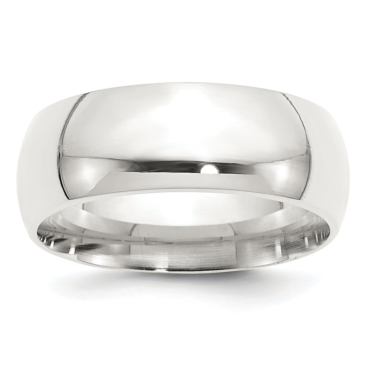 Sterling Silver 8mm Comfort Fit Band Main image