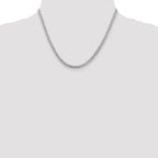 Sterling Silver 3.8mm Pav‚ Curb Chain