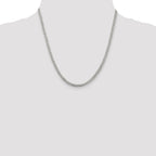 Sterling Silver 3.8mm Pav‚ Curb Chain