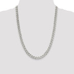 Sterling Silver Curb Chain Necklace 8.3mm